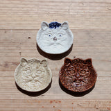 倉敷意匠 classiky 猫の陽刻豆皿