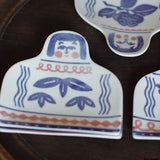 倉敷意匠 classiky kata kata 印判手 豆皿 こけし