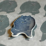 倉敷意匠 classiky kata kata カタカタ 印判手 豆皿 クマ