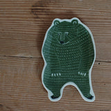 倉敷意匠 classiky kata kata カタカタ 印判手 中皿 クマ