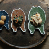 倉敷意匠 classiky kata kata カタカタ 印判手 中皿 クマ