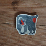 倉敷意匠 classiky kata kata カタカタ 印判手 豆皿 マンドリル・グレー