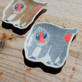 倉敷意匠 classiky kata kata カタカタ 印判手 豆皿 マンドリル・グレー