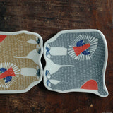 倉敷意匠 classiky kata kata カタカタ 印判手 豆皿 マンドリル・グレー