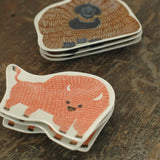 倉敷意匠 classiky kata kata カタカタ 印判手 豆皿 バイソン