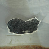 倉敷意匠 classiky kata kata カタカタ 印判手 豆皿 黒猫