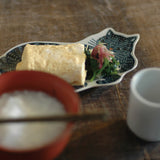 倉敷意匠 classiky kata kata カタカタ 印判手 大皿 青猫