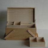 倉敷意匠 classiky 栗のソーイングボックス