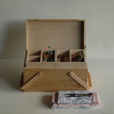 倉敷意匠 classiky 栗のソーイングボックス