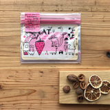 倉敷意匠 classiky classiky トラネコボンボン フリーザーバッグ S いちご猫