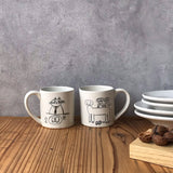 倉敷意匠 classiky classiky トラネコボンボン マグカップ (小)