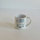 倉敷意匠 classiky classiky トラネコボンボン マグカップ (小)