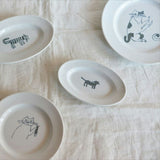 倉敷意匠 classiky classiky トラネコボンボン 楕円皿 (小)