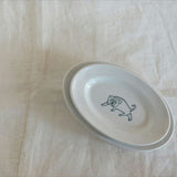 倉敷意匠 classiky classiky トラネコボンボン 楕円皿 (小)