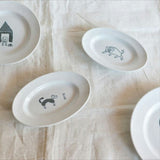 倉敷意匠 classiky classiky トラネコボンボン 楕円皿 (小)