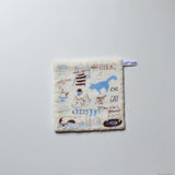 Classiky Tranecobonbon pile gauze mini handkerchief 18 cm square NH058