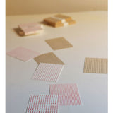 倉敷意匠 Classiky mitsou 凸版カード 20枚セット 水玉/赤 45648-01水玉/黒 45648-02 格子/赤 45648-03 格子/黒 45648-04 メモ