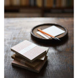 倉敷意匠 Classiky mitsou 凸版カード 20枚セット 水玉/赤 45648-01水玉/黒 45648-02 格子/赤 45648-03 格子/黒 45648-04 メモ