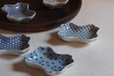 倉敷意匠 Classiky 印判手 小紋豆皿 四つ星 93401-01 井桁 93401-02 菱格子 93401-03 梅 93401-04 花散らし 93401-05 まめ皿 食器 うつわ