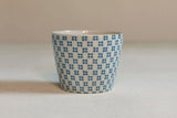 倉敷意匠 Classiky 印判手 小紋蕎麦猪口 四つ星 93402-01 井桁 93402-02 菱格子 93402-03 梅 93402-04 花散らし 93402-05 そばちょこ 湯のみ 湯呑み 陶磁器
