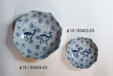倉敷意匠 Classiky 印判手 八角五寸皿 波兎 93404-01 梅に鶯 93404-02 鹿 93404-03 小皿 食器 ギフト お皿