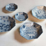 倉敷意匠 Classiky 印判手 八角五寸皿 波兎 93404-01 梅に鶯 93404-02 鹿 93404-03 小皿 食器 ギフト お皿