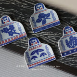 倉敷意匠 classiky こけし 模様違い 豆皿4枚セット kata kata