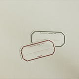 Classiky 凸版印刷 水糊ラベルブック 50枚入り ST007 のり付き