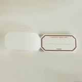 Classiky 활판 물 접착제 레이블 북 50 매들이 ST007 김있는