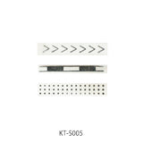 OSCOLABO スタンプ 小さな形×模様 ミニ 3個入