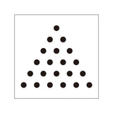 OSCOLABO スタンプ カタチ×モヨウ 三角