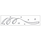 OSCOLABO スタンプ 形x模様 テープ(太)