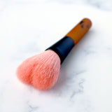 熊野筆 ハルヒ ハートのチークブラシ オリジナル