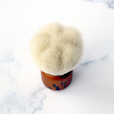 熊野筆 ハルヒ 花型の洗顔ブラシ オリジナル