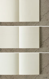 Midori ミドリ MDノート A5 リニューアル 無罫A 横罫A 方眼罫A ハードカバーサイズ ミニマル おしゃれ シンプル 素朴 無地 日記帳 手帳 文具好き MD Notebook