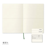 Midori ミドリ MDノート A5 リニューアル 無罫A 横罫A 方眼罫A ハードカバーサイズ ミニマル おしゃれ シンプル 素朴 無地 日記帳 手帳 文具好き MD Notebook