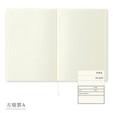 Midori ミドリ MDノート A5 リニューアル 無罫A 横罫A 方眼罫A ハードカバーサイズ ミニマル おしゃれ シンプル 素朴 無地 日記帳 手帳 文具好き MD Notebook