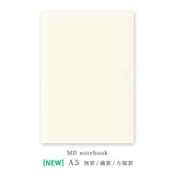 Midori ミドリ MDノート A5 リニューアル 無罫A 横罫A 方眼罫A ハードカバーサイズ ミニマル おしゃれ シンプル 素朴 無地 日記帳 手帳 文具好き MD Notebook