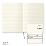 Midori ミドリ MDノート 文庫 リニューアル 無罫A 横罫A 方眼罫A 小説サイズ A6 ミニマル おしゃれ シンプル 素朴 無地 日記帳 手帳 文具好き MD Notebook