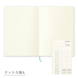 Midori ミドリ MDノートジャーナル A5 リニューアル フレーム ドット方眼罫 ブロック方眼罫 A5 ミニマル おしゃれ シンプル 文具好き MD Notebook journal
