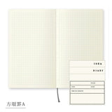 Midori ミドリ MDノート 新書 リニューアル 無罫A 横罫A 方眼罫A スリム ミニマル おしゃれ シンプル 素朴 無地 真っ白 日記帳 手帳 文具好き MD Notebook