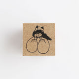 COTORI COTORI Stamp Girl with Cat on the head Cat and cat with cat and cat Cotori-stp05