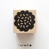 Kinotoriko -Stempel 012 Schildkrötenblumenmuster Scheckblüten Streifen Regenhordera Hydraque a