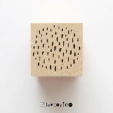 キノトリコ スタンプ 013 チェック+ 傘 カタチB