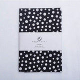 手ぬぐい nugoo あられ むらさき 紫 わかくさ 緑 みどり すみいろ 墨 注染染め モダン 手描き シンプル パターン 和風 日本製 ギフト 手拭い てぬぐい 拭う ぬぐう