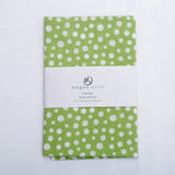 手ぬぐい nugoo あられ むらさき 紫 わかくさ 緑 みどり すみいろ 墨 注染染め モダン 手描き シンプル パターン 和風 日本製 ギフト 手拭い てぬぐい 拭う ぬぐう