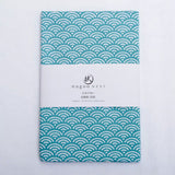 手ぬぐい nugoo NEXT 青海波 浅葱 ブルーグリーン あさぎ 紅桔梗 べにききょう あかむらさき 注染染め モダン 手描き シンプル パターン 和風 日本製 ギフト 手拭い てぬぐい 拭う ぬぐう