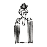 Kinotoriko -Briefmarkenkatze Hanabata Angel Rabbit Fee