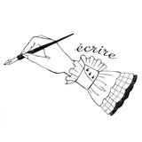 Kinotorico Stamp No.06 Hand No.28 ECRIRE No.57 LetterHand