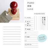 OSCOLABO スタンプ 7x7 PLANNER